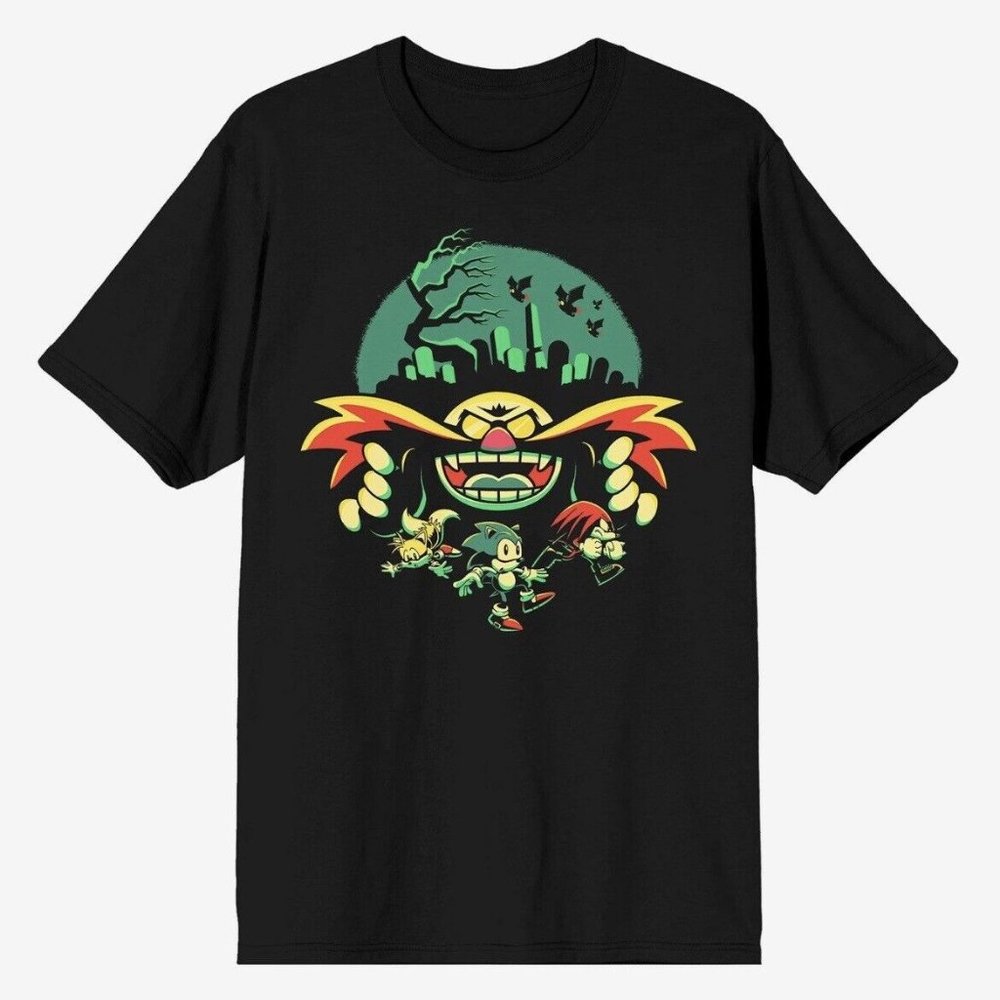 Sonic The Hedgehog Eggman T-Shirt Mens Small
